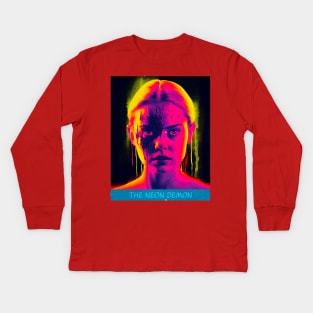 The Neon Demon - Elle Fanning Kids Long Sleeve T-Shirt